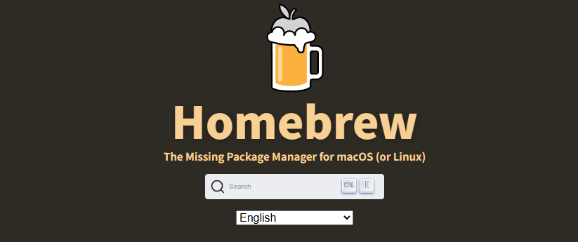 Homebrew 공식 사이트